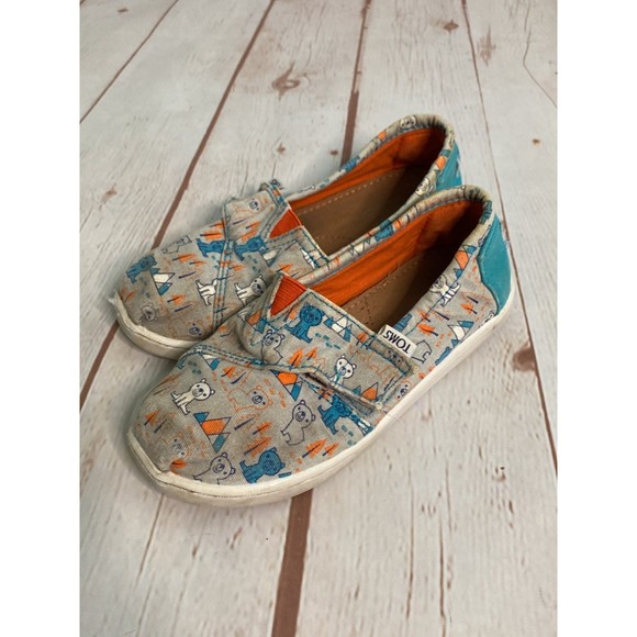 Toms Camping Bear Tiny Toddler Alpargatas 11 - Picture 2 of 5